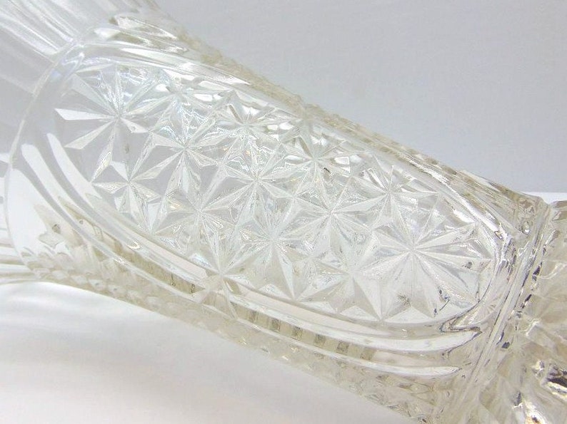 Vintage Large Glass Vase Etsy