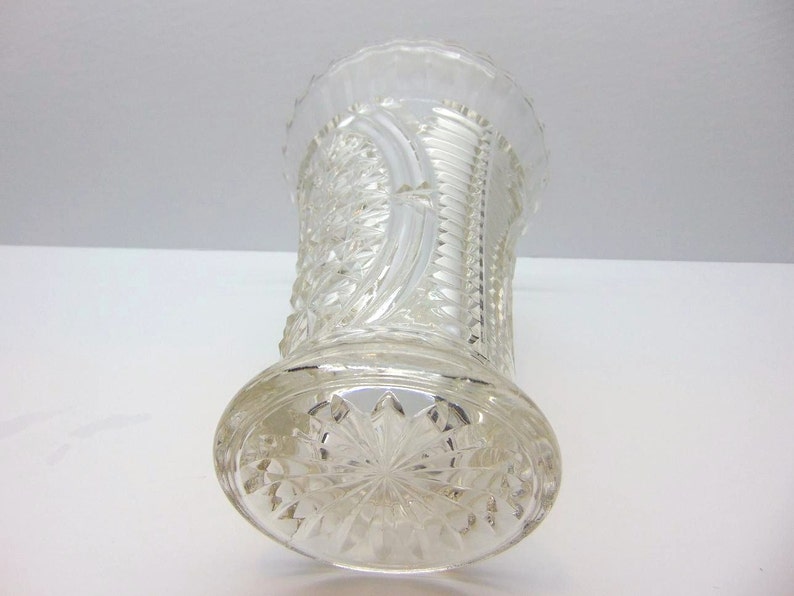 Vintage Large Glass Vase Etsy