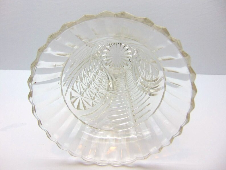 Vintage Large Glass Vase Etsy