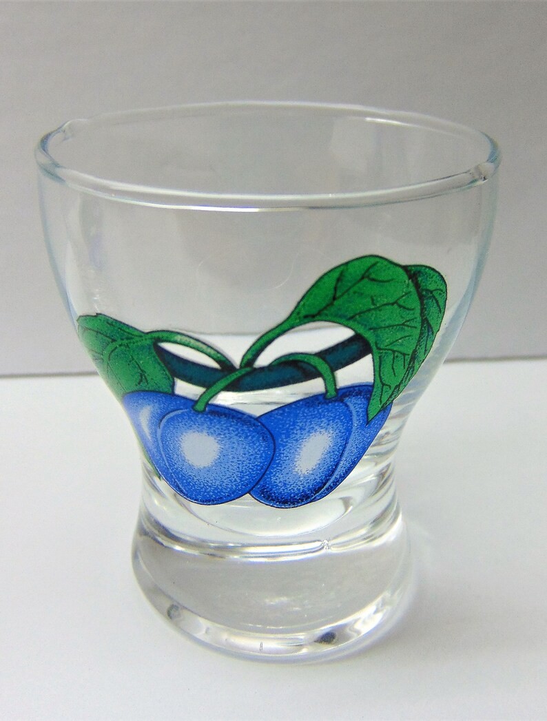 Vintage Shot Glasses With Wood Caddy Etsy
