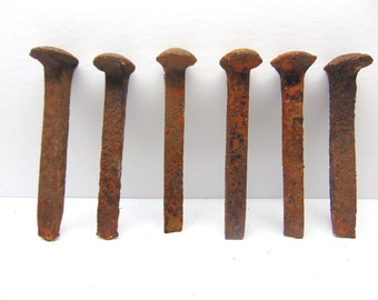 Vintage Rail Road Spikes