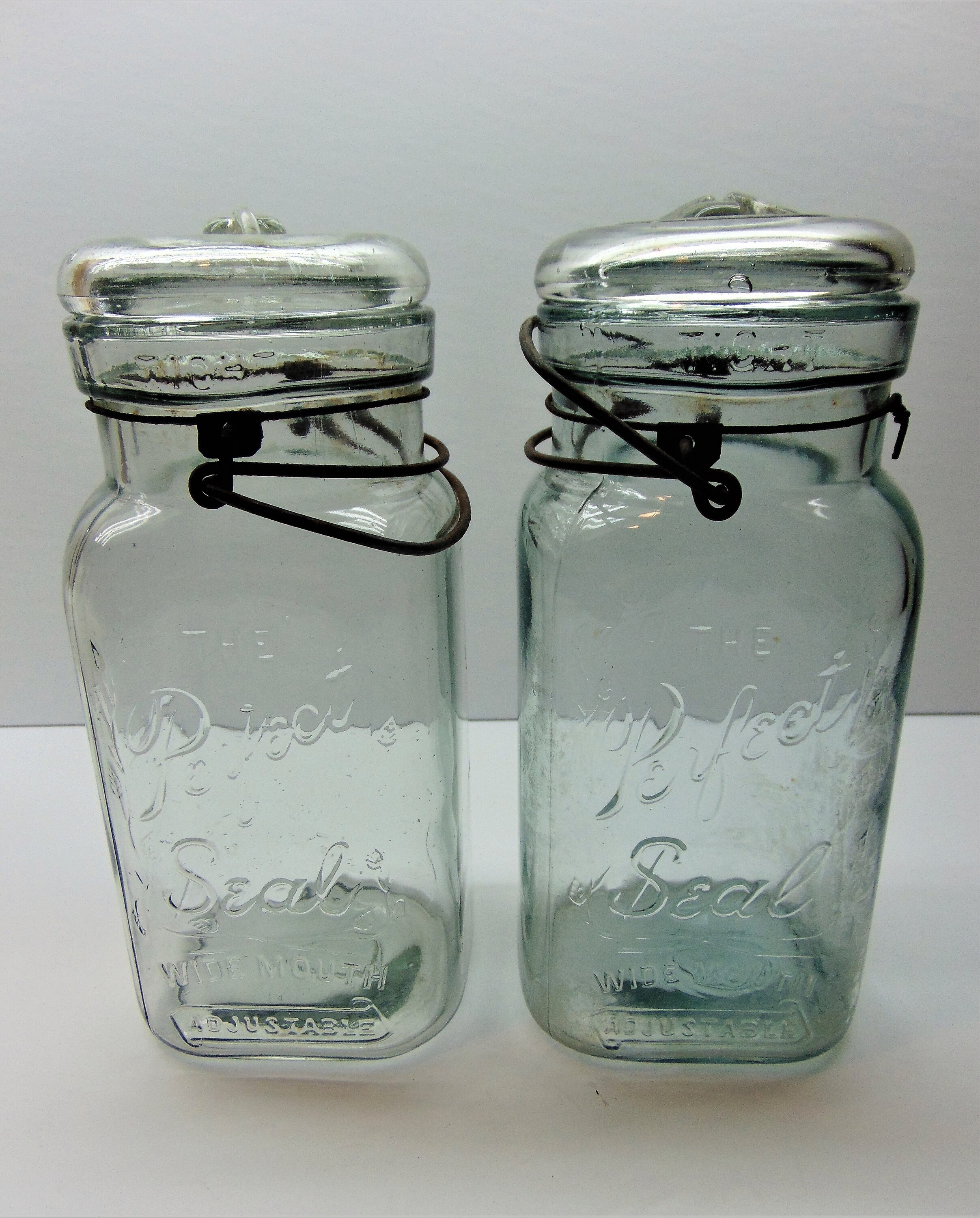 Vintage Perfect Seal Canning Jars Etsy