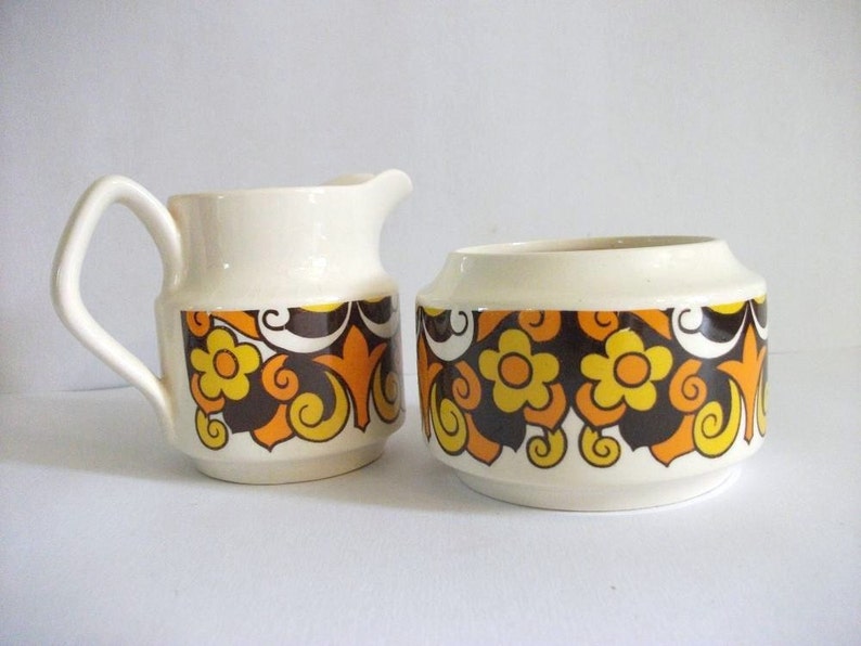 Vintage Sadler Cream and Sugar Set Etsy