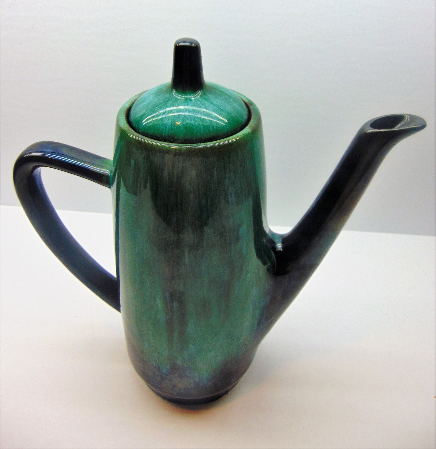 Vintage Blue Mountain Pottery Teapot Etsy