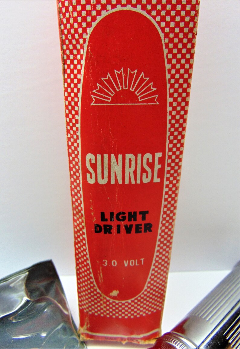 Flashlight Screwdriver Vintage Sunrise Light Driver