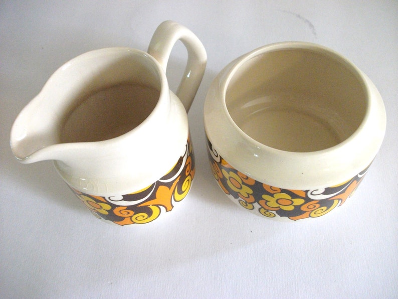 Vintage Sadler Cream and Sugar Set Etsy