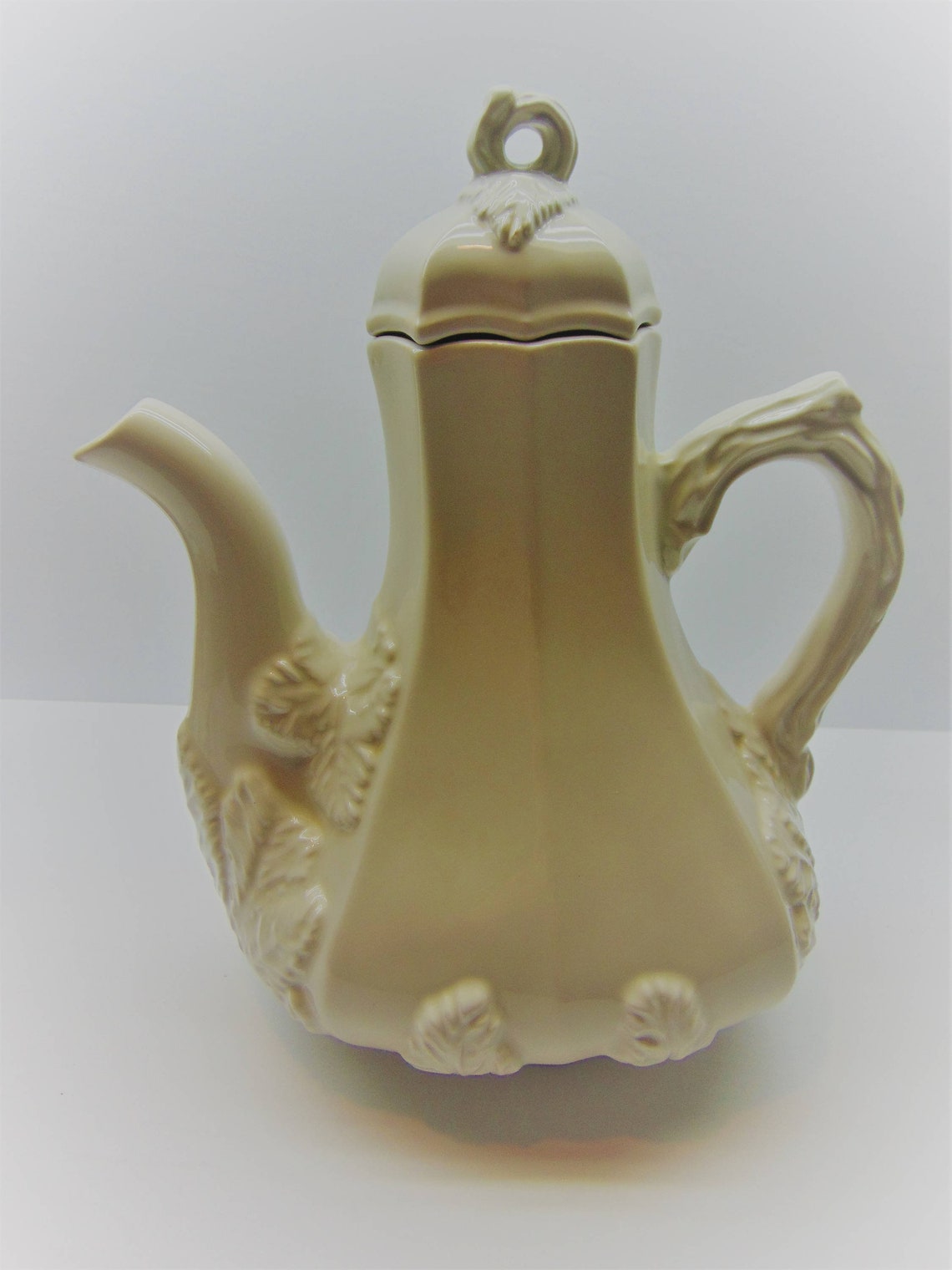 Vintage Red Cliff Ironstone Teapot Etsy