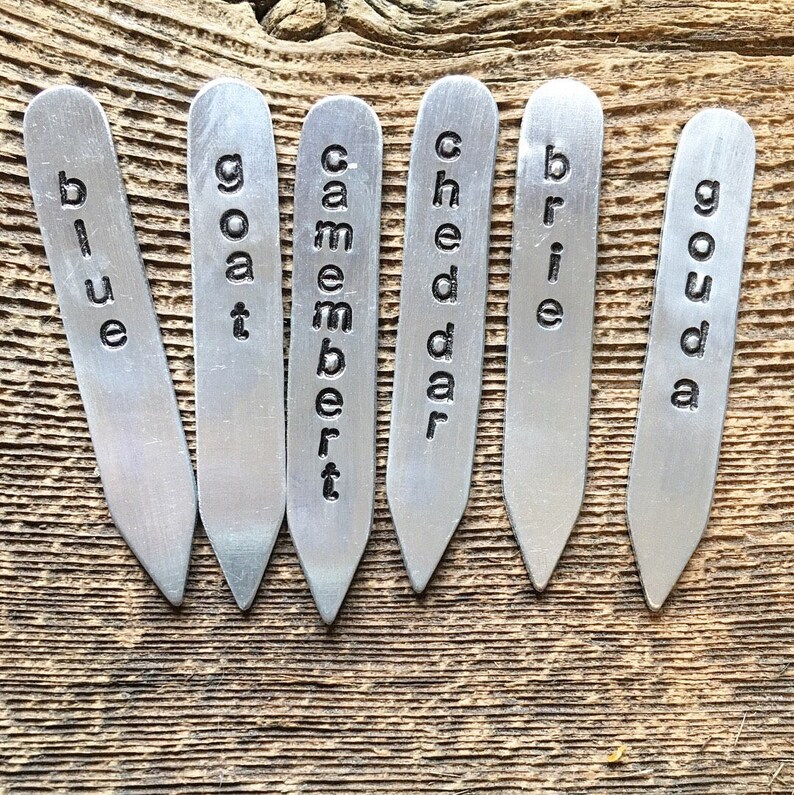 Cheese Markers Custom Cheese Markers Metal Cheese Markers Etsy