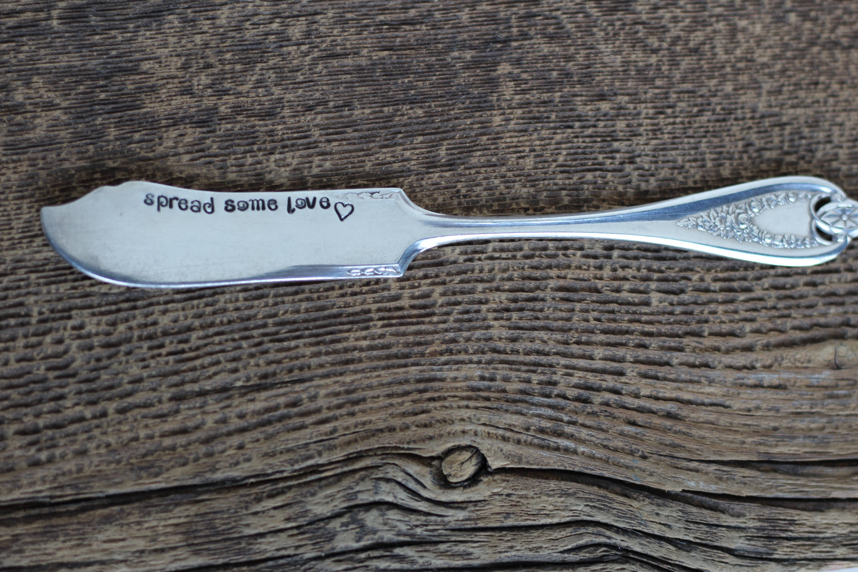 Antique Butter Knife Custom Stamped by Rawkette Etsy