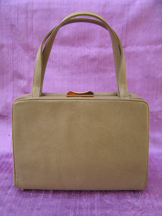 06. Coblentz pistachio leather mid-century modern