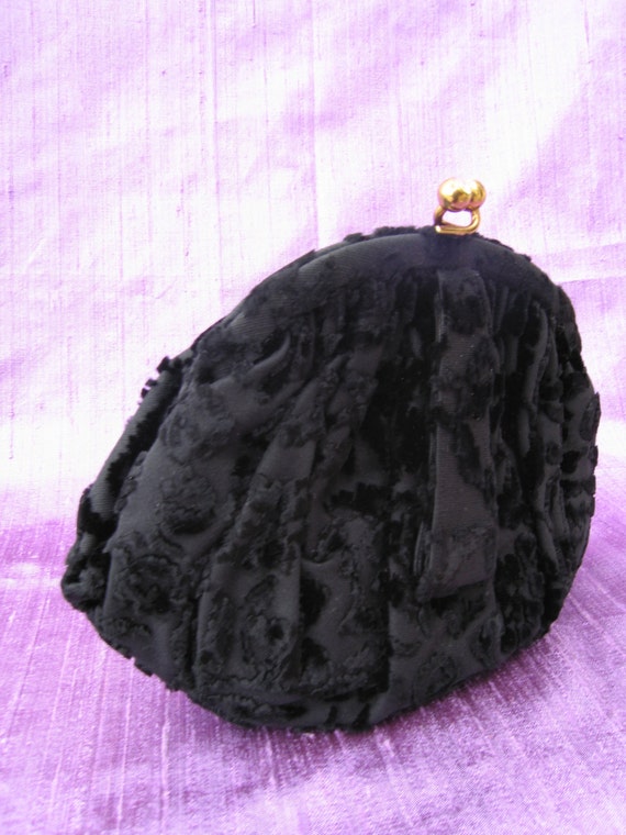 32. Velvet Coblentz mid-century modern clutch - image 2