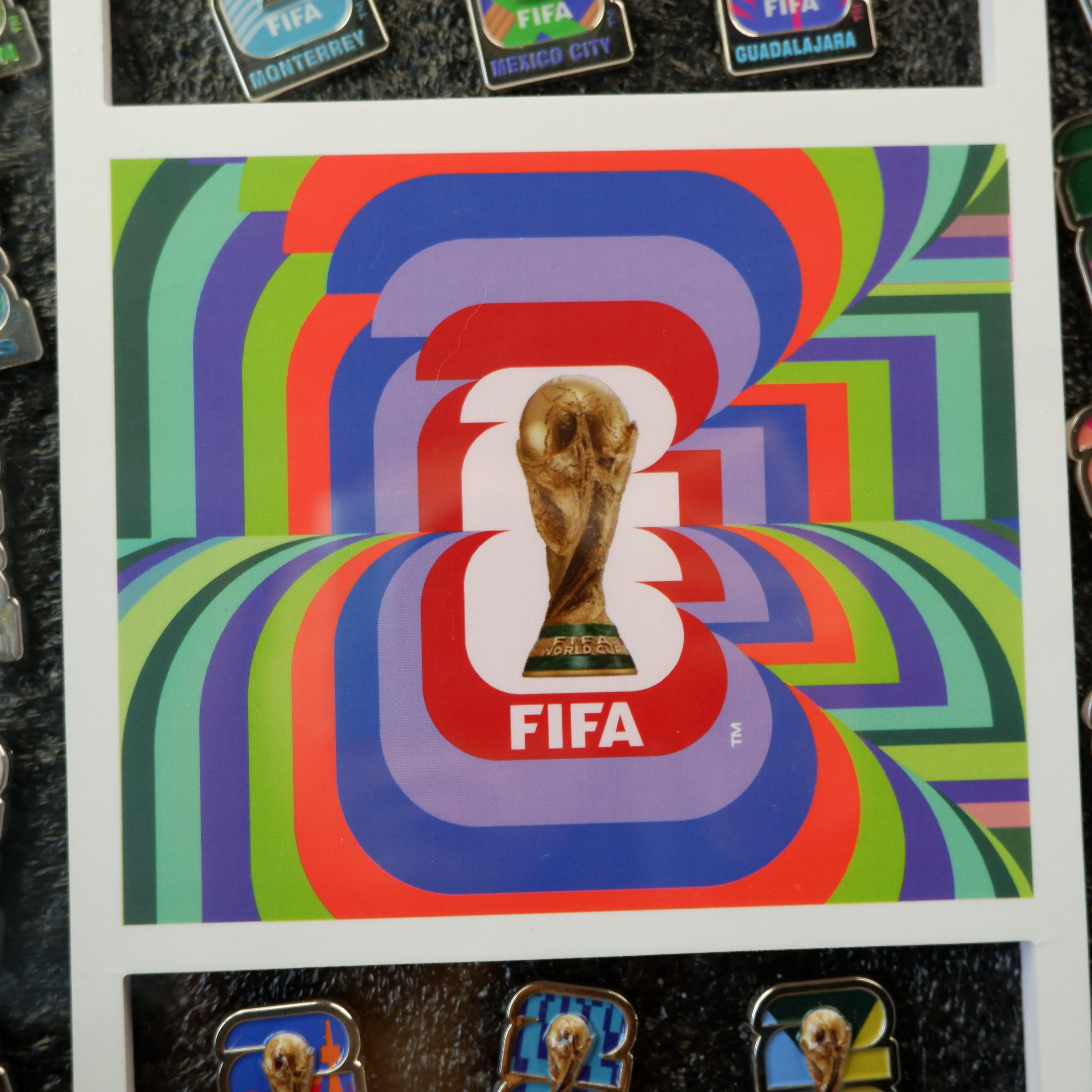 Fifa Frame 2026 FIFA World Cup Pin Display Frame, Soccer Collector Shadow Box, USA ...