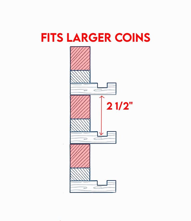Coin Rack Plans DIY Wooden American Flag Challenge Coin Display Rack Holder Blueprint ...