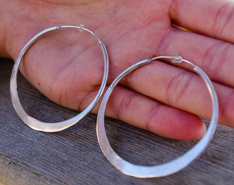 flat back earrings silver plated, silver hoop earrings, big hoop earrings,