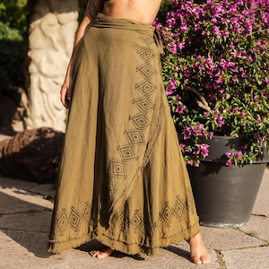 Women Long Skirt, Handmade Unique Design