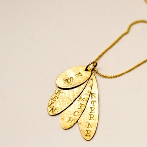long necklace with engraving - All the stars sparkle on me