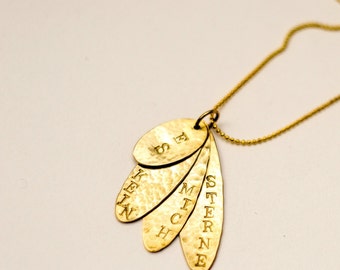 long necklace with engraving - It sparkle on me all the stars