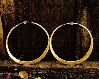 flat back earrings, golden hoop earrings, big hoop earrings,