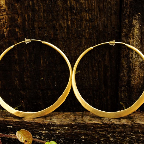 flat back earrings, golden hoop earrings, big hoop earrings,