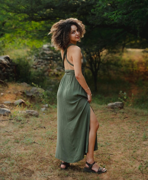 Eucalyptus Olive Green Bridesmaid Dresses Boho Infinity Dress Bridesmaid