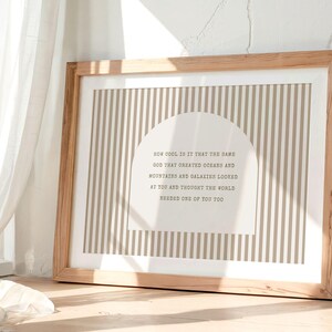 Christian Nursery Wall Art, Baby Room Print, Kids Bible Quote, Faith Poster, Nursery Decor image 7