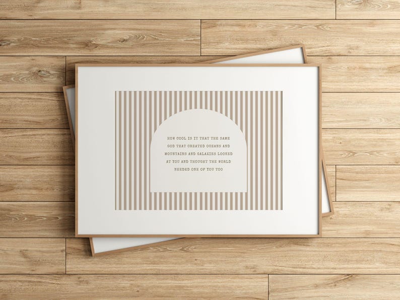 Christian Nursery Wall Art, Baby Room Print, Kids Bible Quote, Faith Poster, Nursery Decor image 3