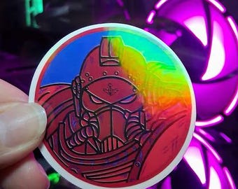 War Hammer Marine 40k inspired Sticker