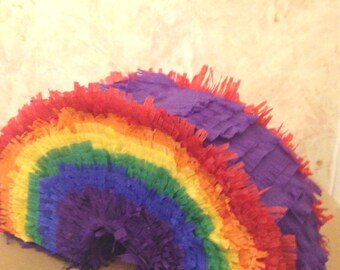 Rainbow Mini Piñata - Pride Piñata- Rainbow theme party decoration