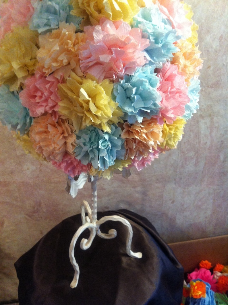 Pastel Rose Ball Pinata Flower Ball Pinata Wedding Pinata Etsy
