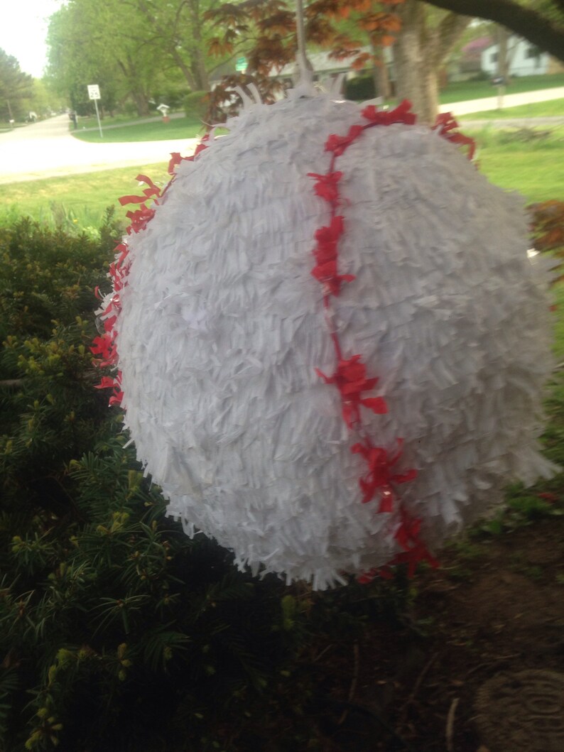 Baseball Piata MADE TO ORDER Baseball themed party Sports Theme Pinata