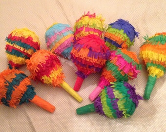 Mini Maraca Pinata - Party Favor - Treat Container -Sold Individually - or in larger quantities .