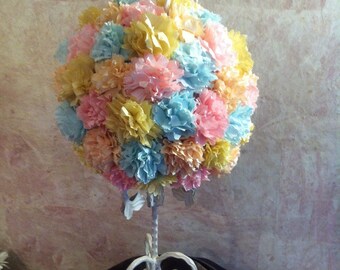 Pastel Rose Ball Pinata - Flower Ball Pinata - Wedding Pinata - Bat Mitzvah Pinata - Bridal Shower Pinata - Baby Shower Pinata - Small Size