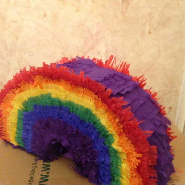 Rainbow Mini Piñata - Pride Piñata- Rainbow theme party decoration