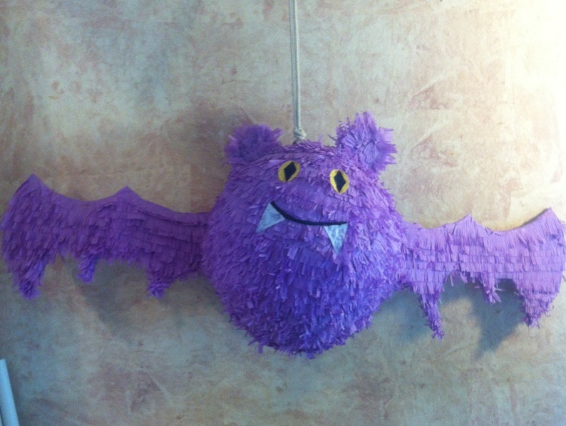 Halloween Bat Pinata Bat Pinata Purple Bat Pinata Etsy