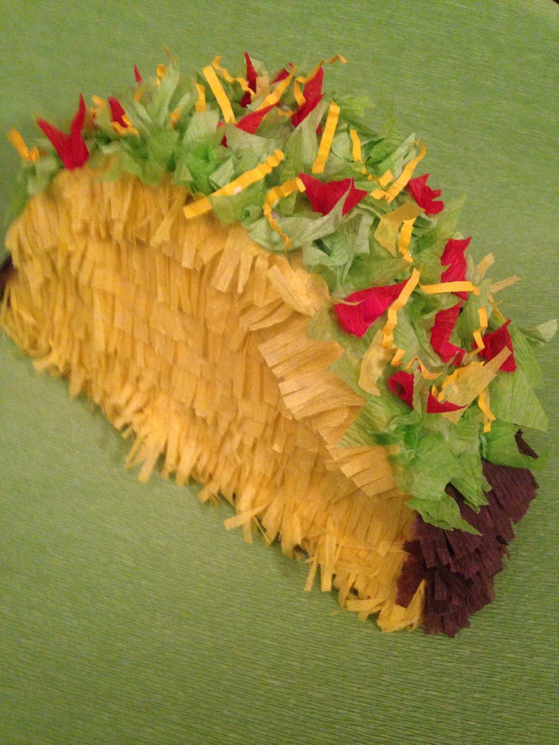 Mini Taco Pinata Mini Taco Gift Container Personal Etsy