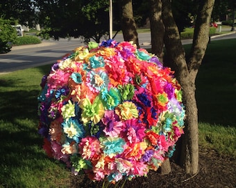 Giant Multi Color Pinata - Fiesta Pinata - Always Made to Order - Handmade Authentic