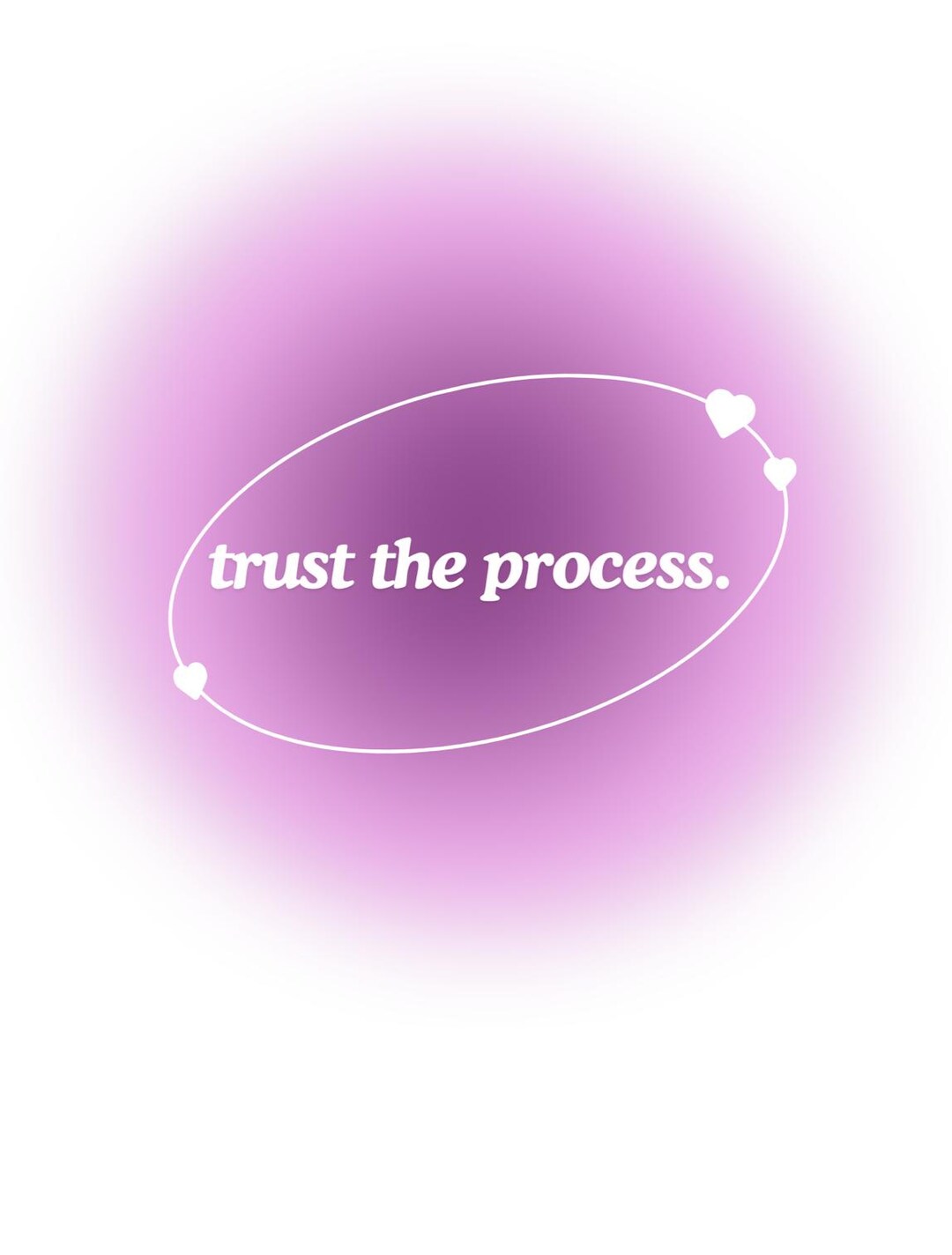 Pink Grainy Gradient Affirmation Poster Instant Download, Trust the ...