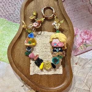Handmade Popmart phone charm, keychain, bag charm