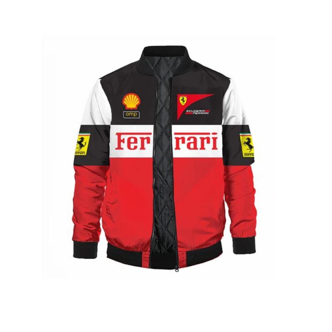 Firelli Racing Jocket Ferrari Racing Jacket: Motorsport Formula 1 Inspired Outerwear - Etsy ...