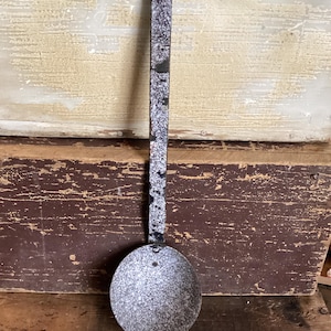 Antique Graniteware Ladle
