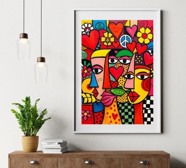 Romero britto art - Etsy 日本