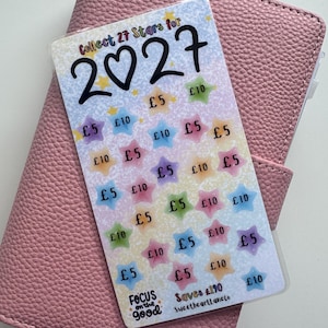 Collect 27 Stars for 2027 Challenge for savings and cash stuffing
