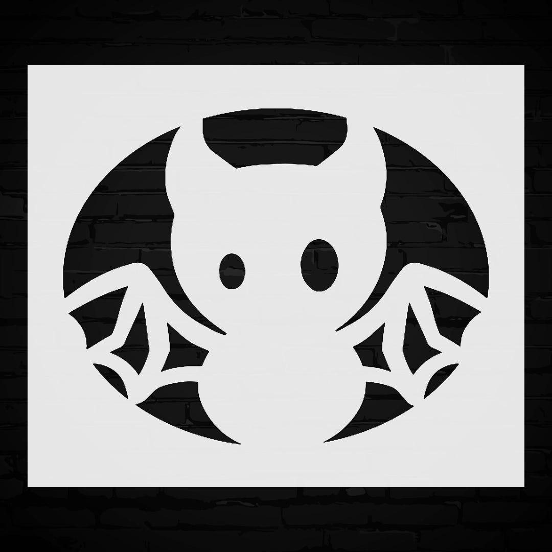 Bat Pumpkin Carving Patterns Stencil Template Reusable - DIY Halloween ...
