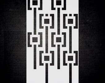 Geometric Stencil: Creative Patterns for Home Decor - Reusable Craft Tool