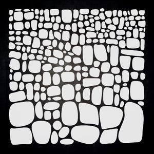 Geometric Wall Pattern Stencil for Easy Home Décor Projects  Create Stunning Designs