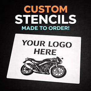 Custom Stencil with Your Design – Reusable Mylar Painting Template for Walls, Crafts & DIY Projects