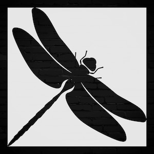 Dragonfly Stencil Template Reusable - Elegant Decor, Unique Pattern, DIY Design