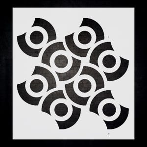 Geometric Pattern Stencil, Versatile Craft Template Reusable - Wall Art, DIY Crafts, Nursery Decor