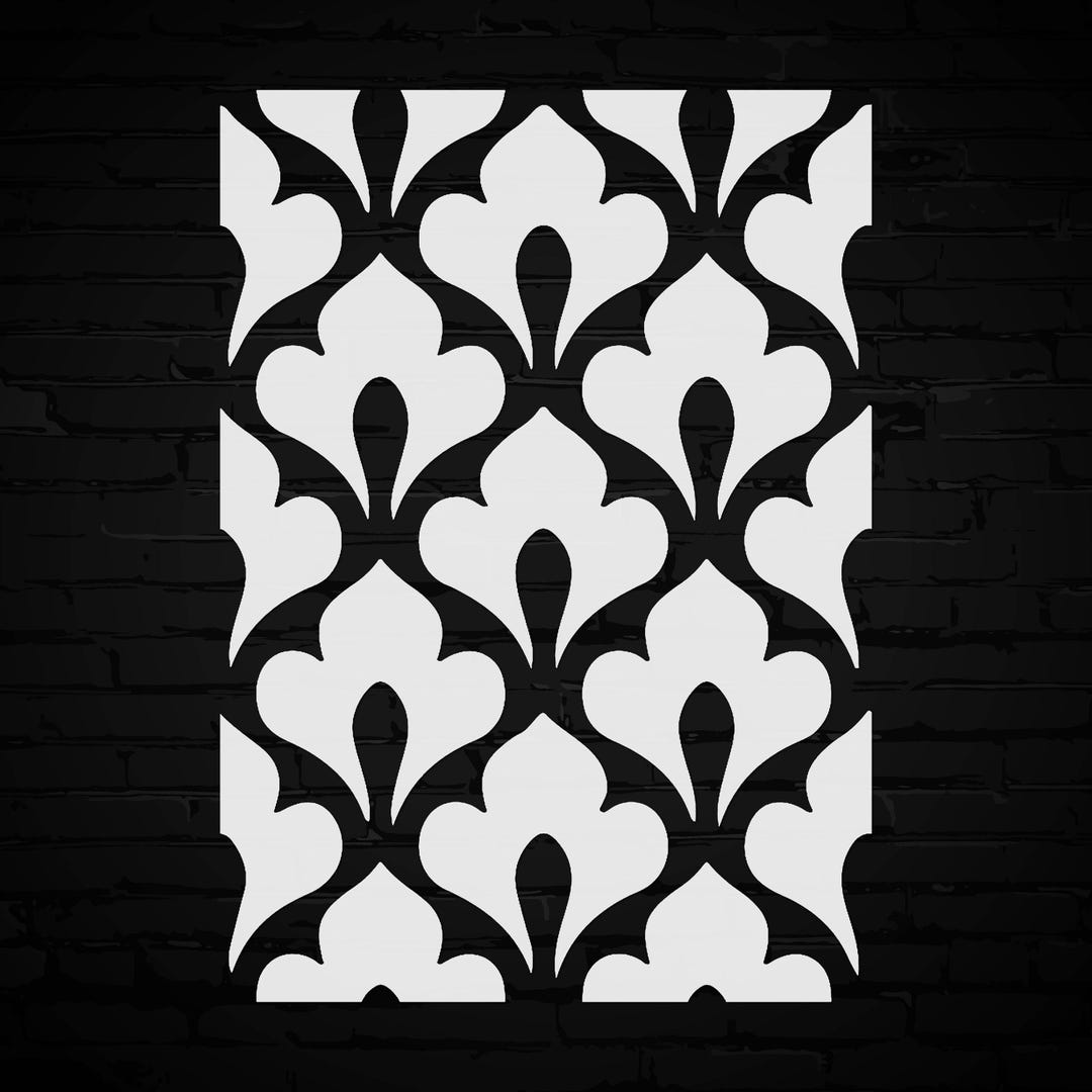 Moroccan Wall Art Stencil - Reusable Pattern for DIY Crafts - Etsy