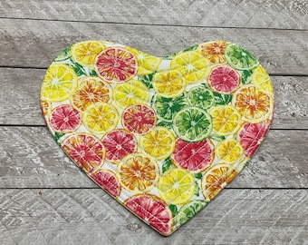 Heart Shaped Mug Rug
